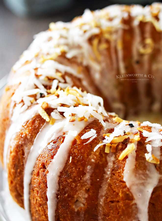 Banana Coconut Bundt Cake