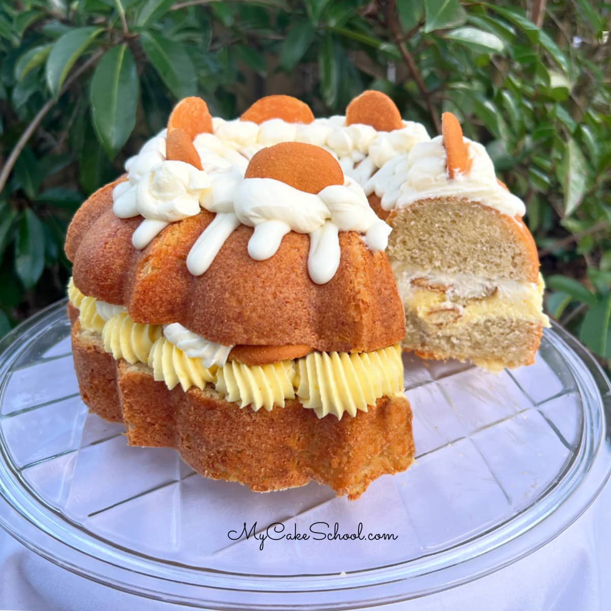 Banana Lemon Bundt Cake