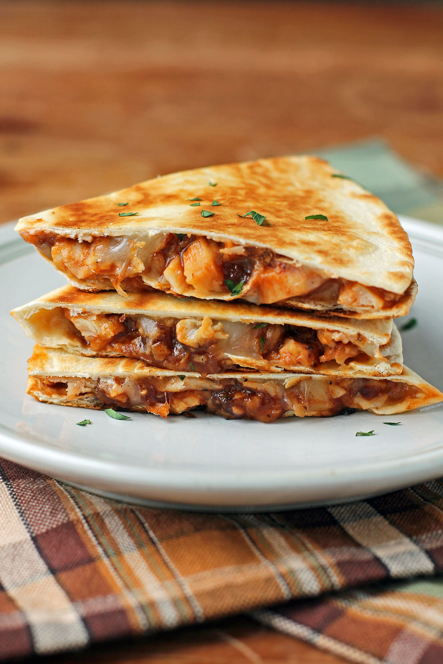 Barbecue Chicken Quesadillas