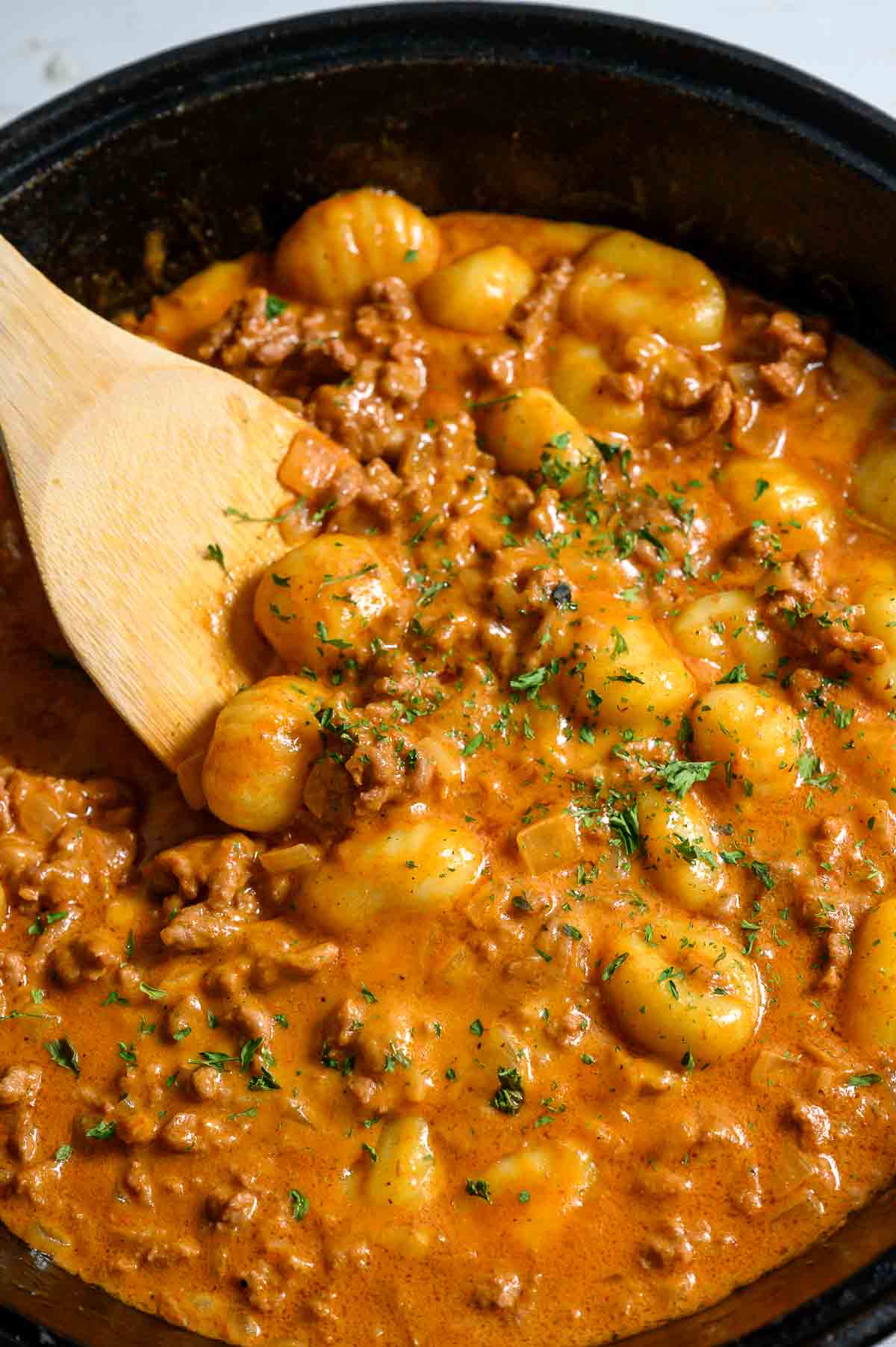 Worcestershire Beef Gnocchi