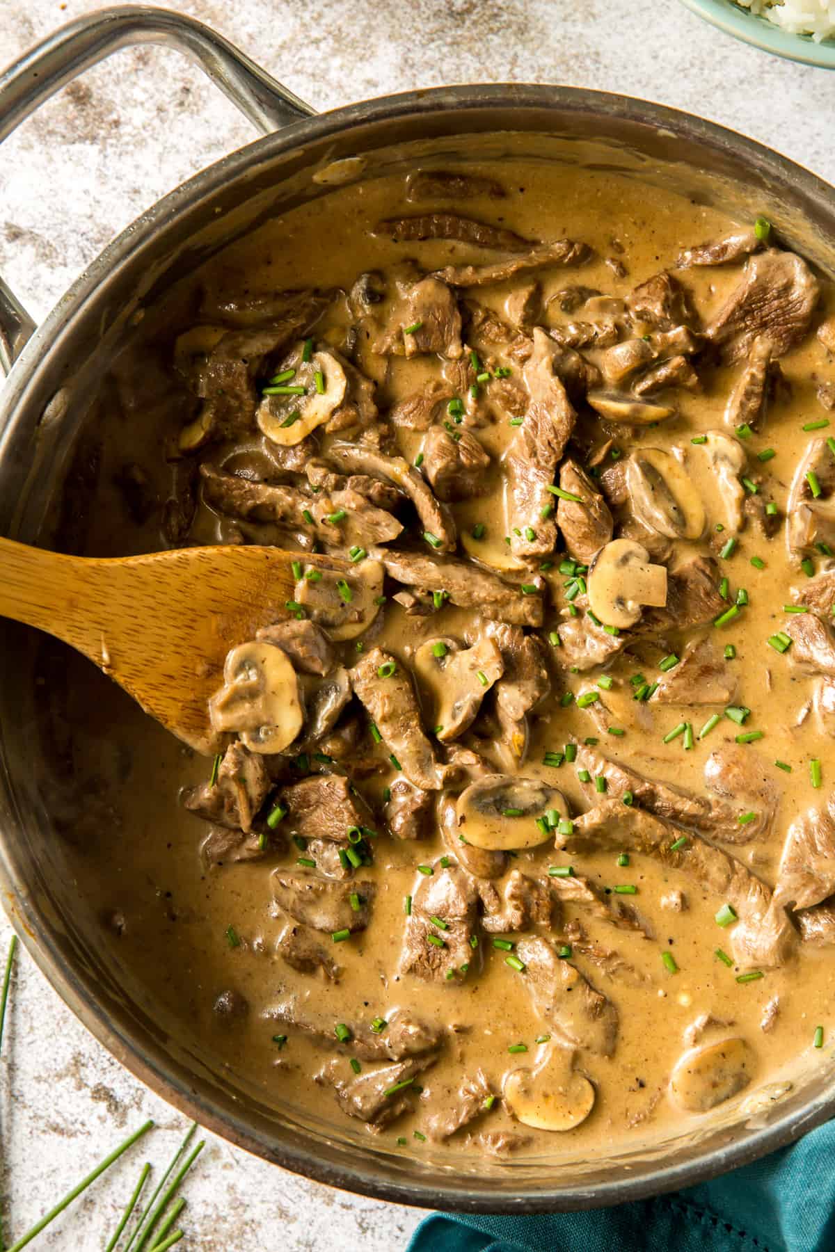 Beef and Mushroom Stroganoff