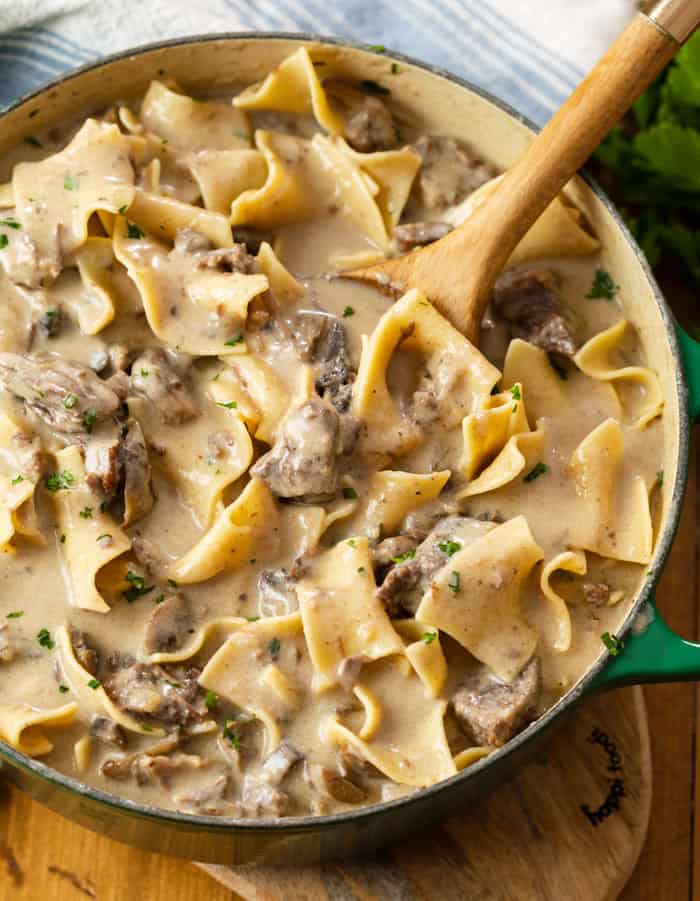 Beef Stroganoff from Scratch