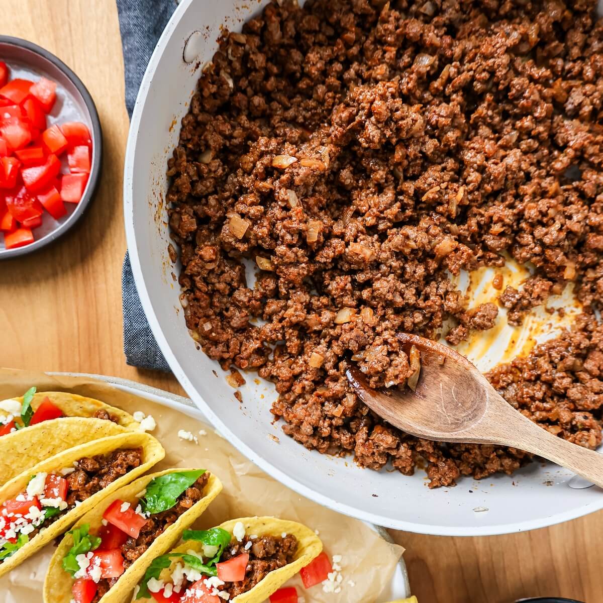 Beef Tacos with Seasoning