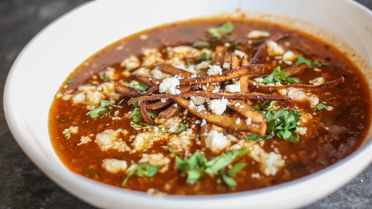 Mexican Beef Tortilla Soup