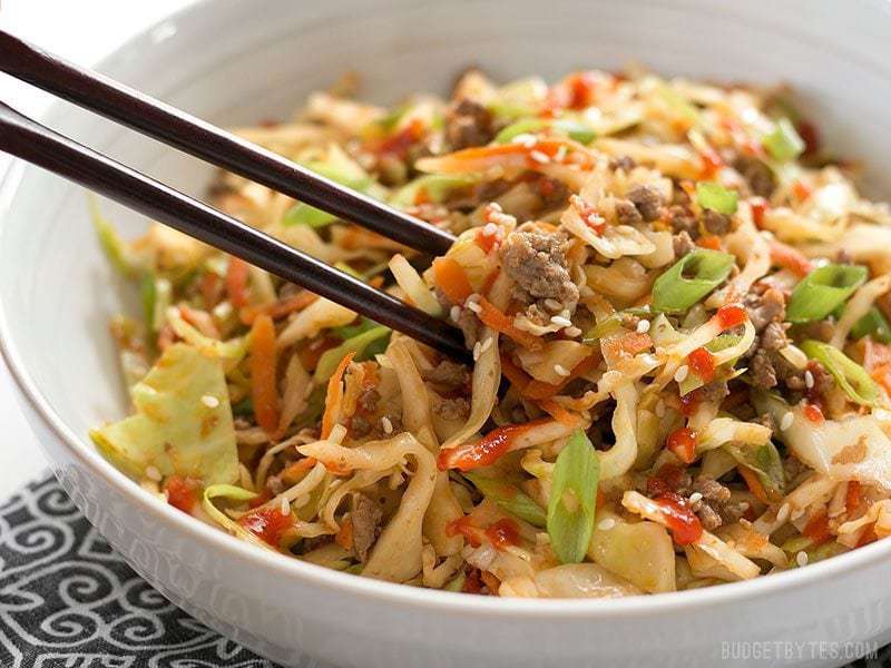 Spicy Beef and Cabbage Stir-Fry