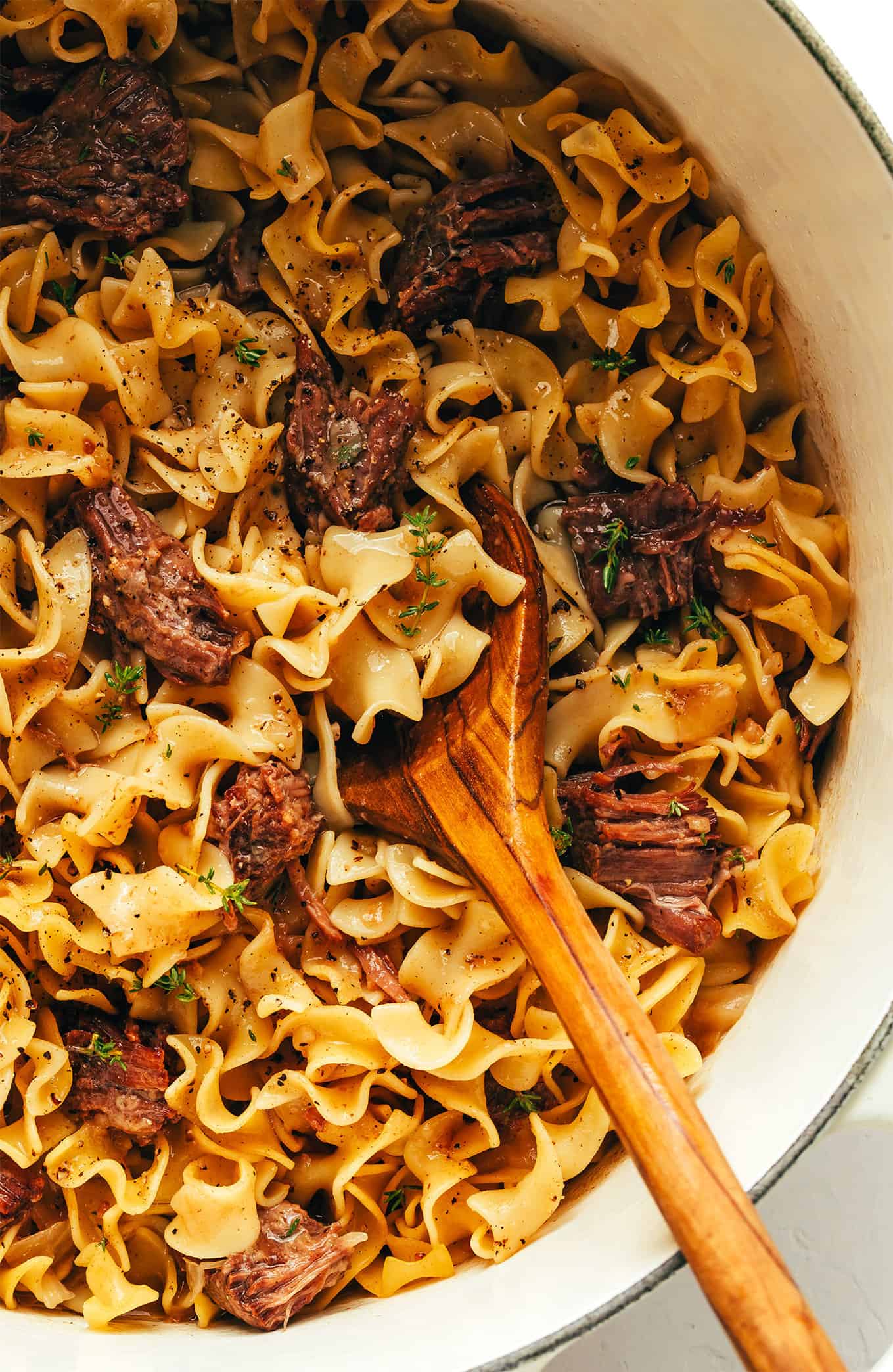 Worcestershire Glazed Beef Noodles