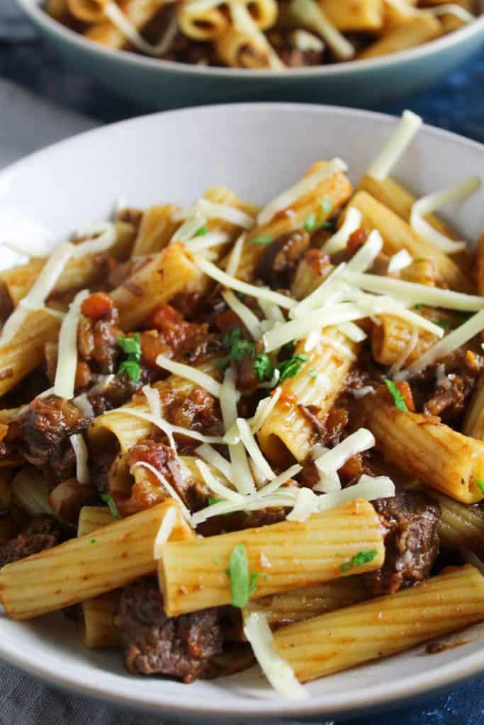 Mushroom Beef Ragu