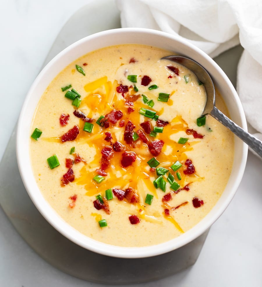 Tomato Ale Beer Cheese Soup