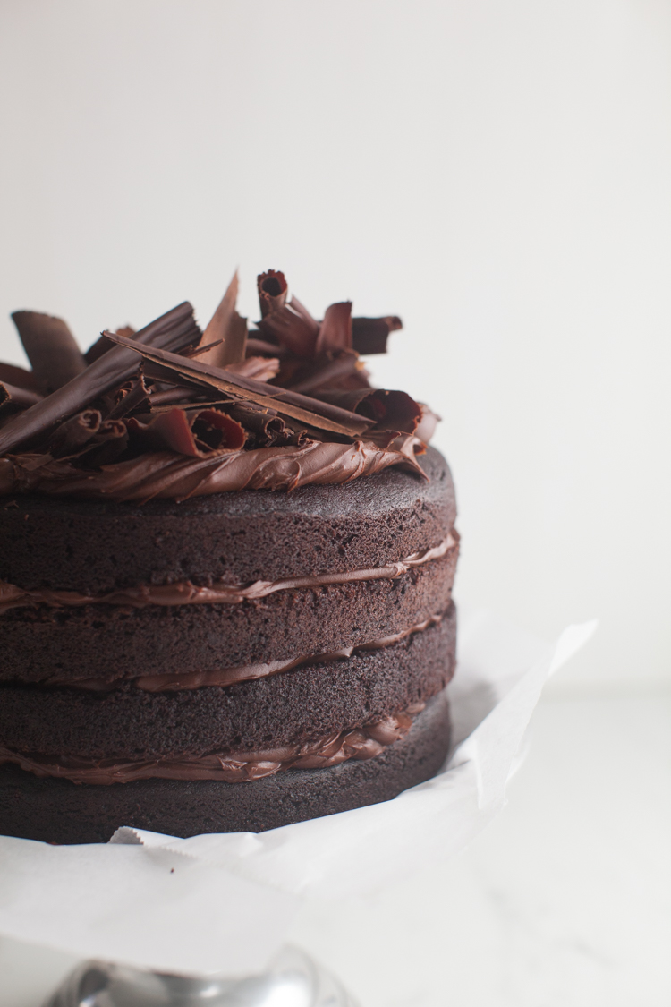Chocolate Beet Ganache Cake