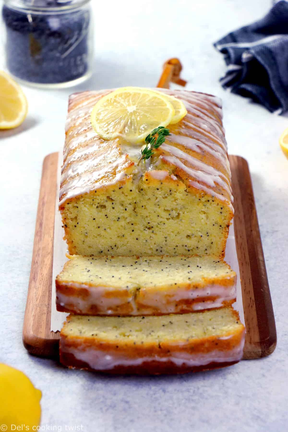 Lemon Loaf with Poppy Seeds