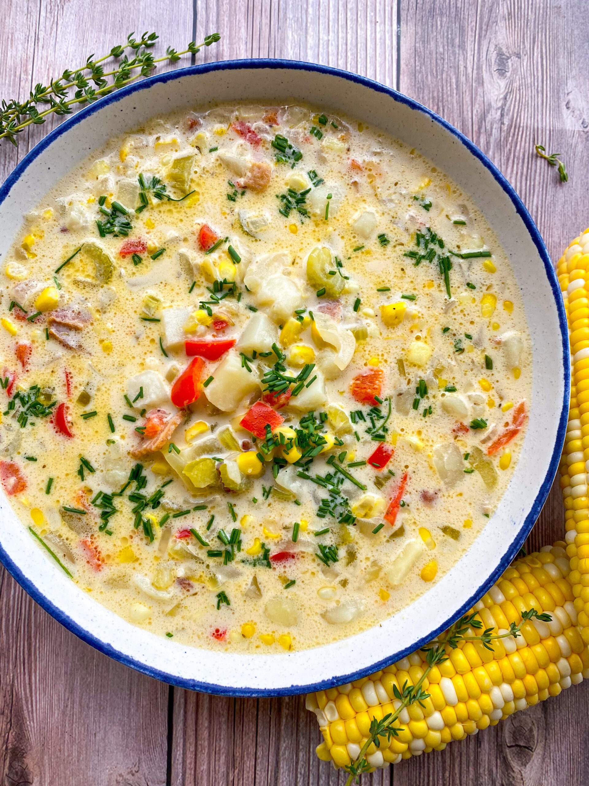 Corn Chowder with Thyme
