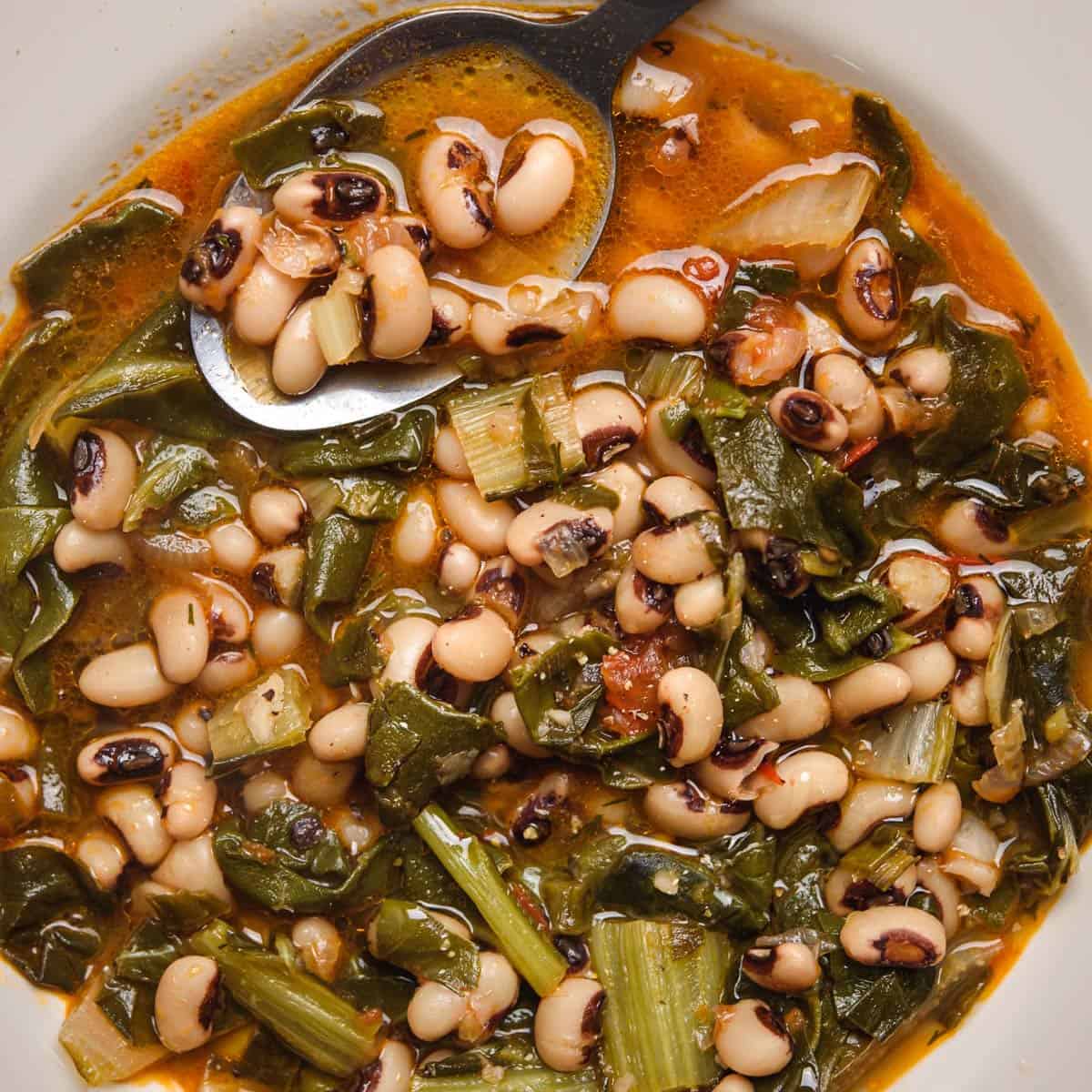 Black-Eyed Pea and Greens Soup