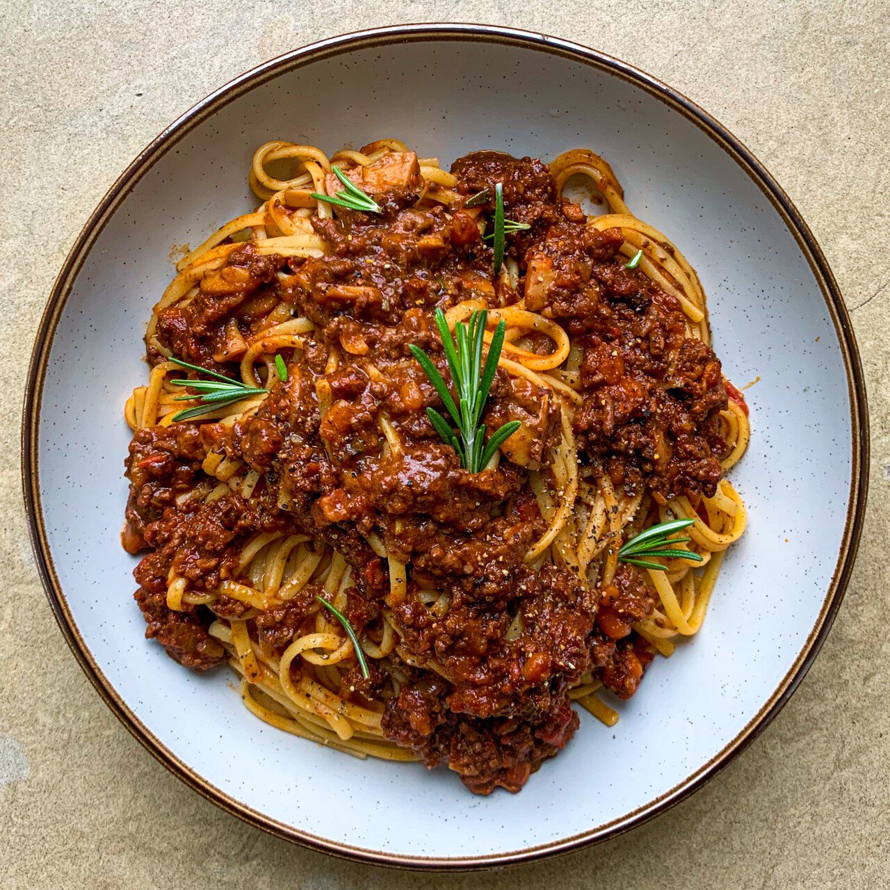 Beef and Black Garlic Spaghetti