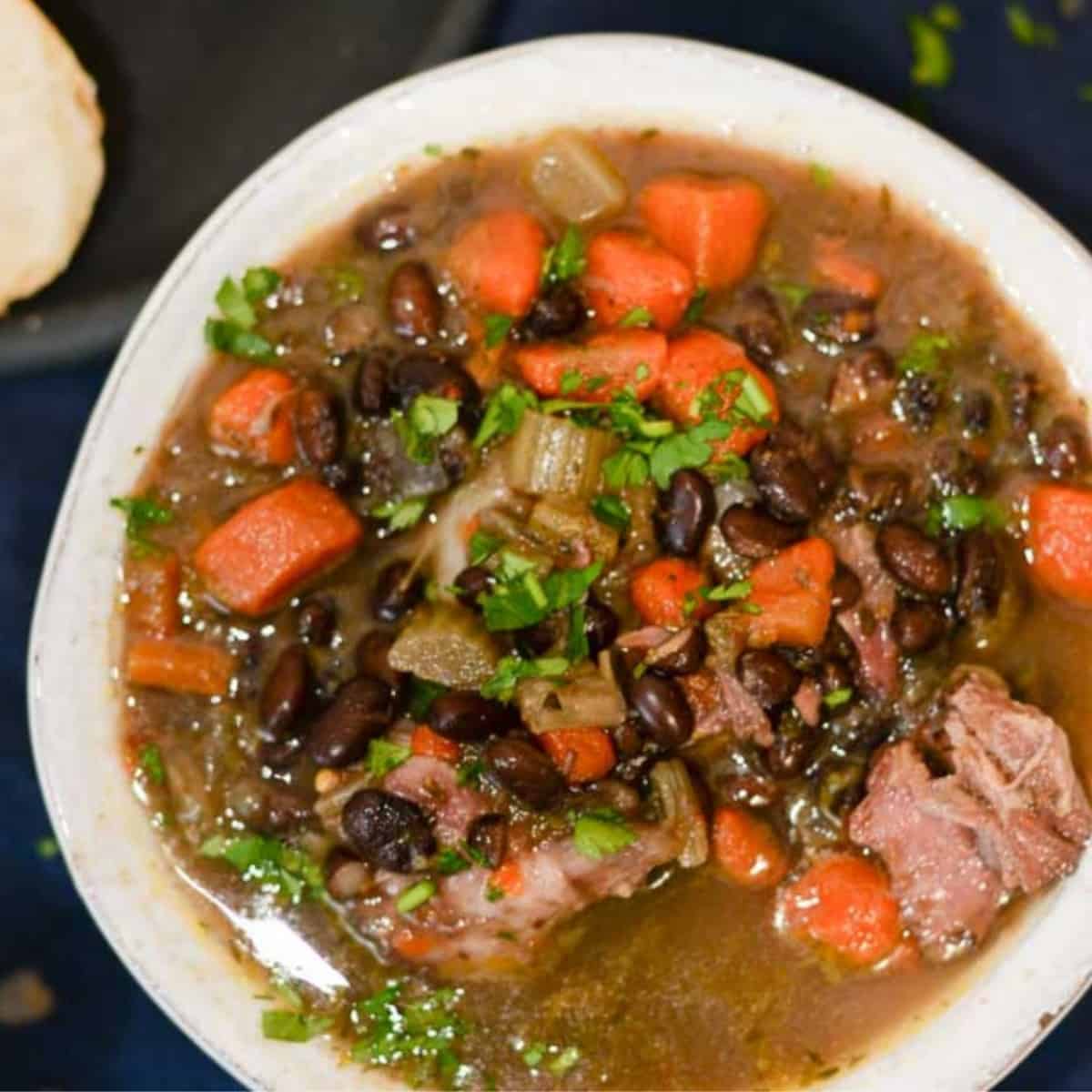 Smoky Ham and Black Bean Soup
