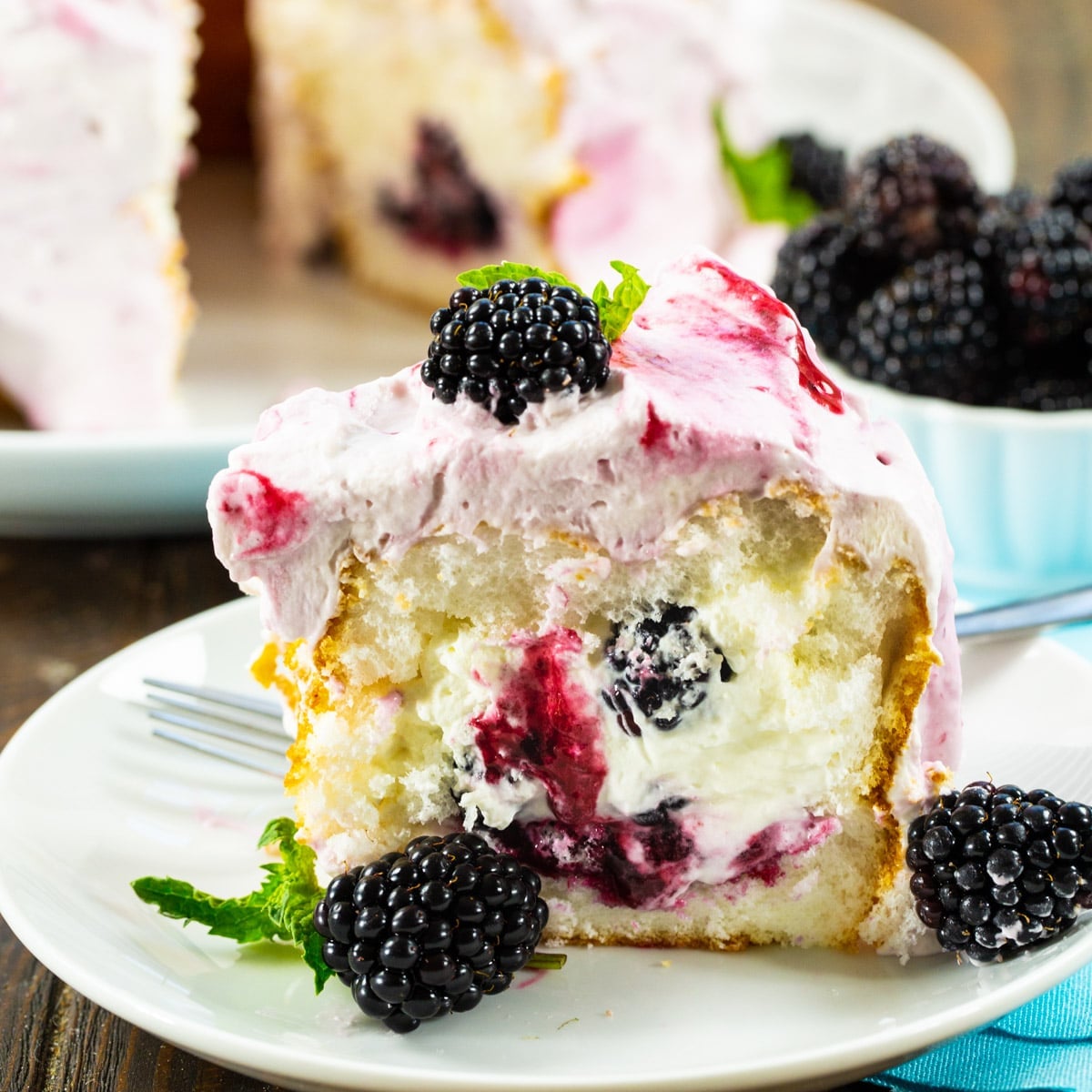 Blackberry Jam Angel Food