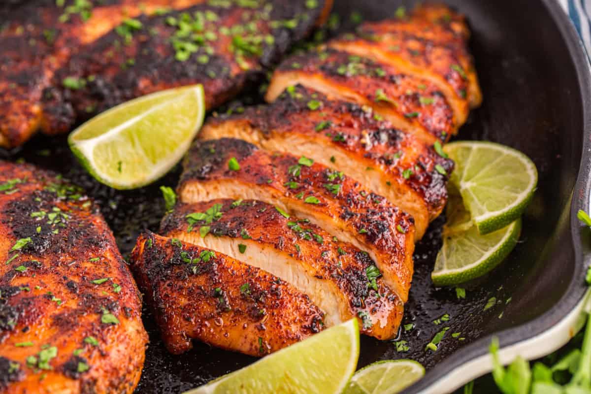 Blackened Chicken with Lime