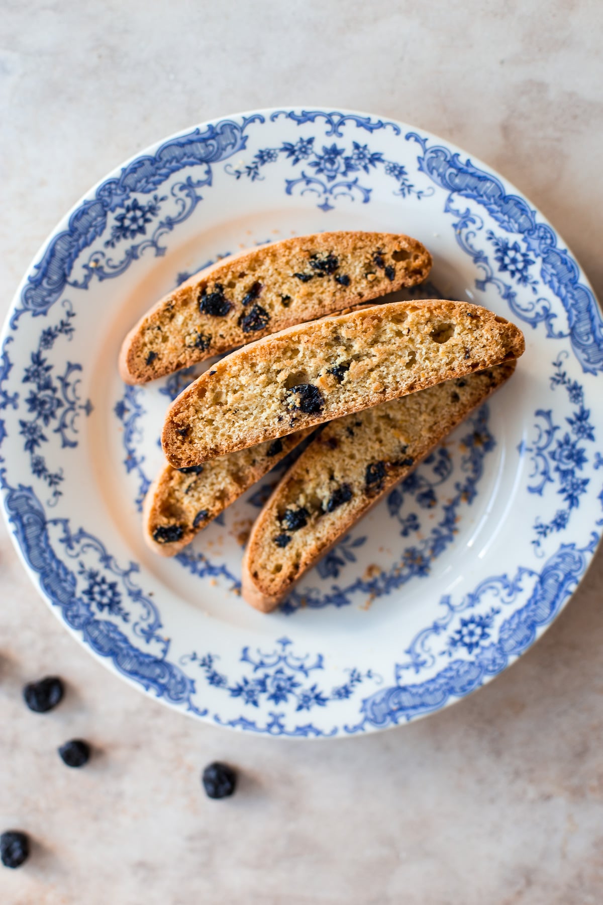 Blueberry Biscotti Cookies