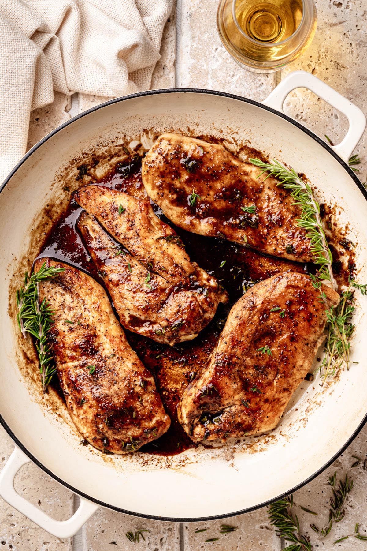 Maple Bourbon Glazed Chicken