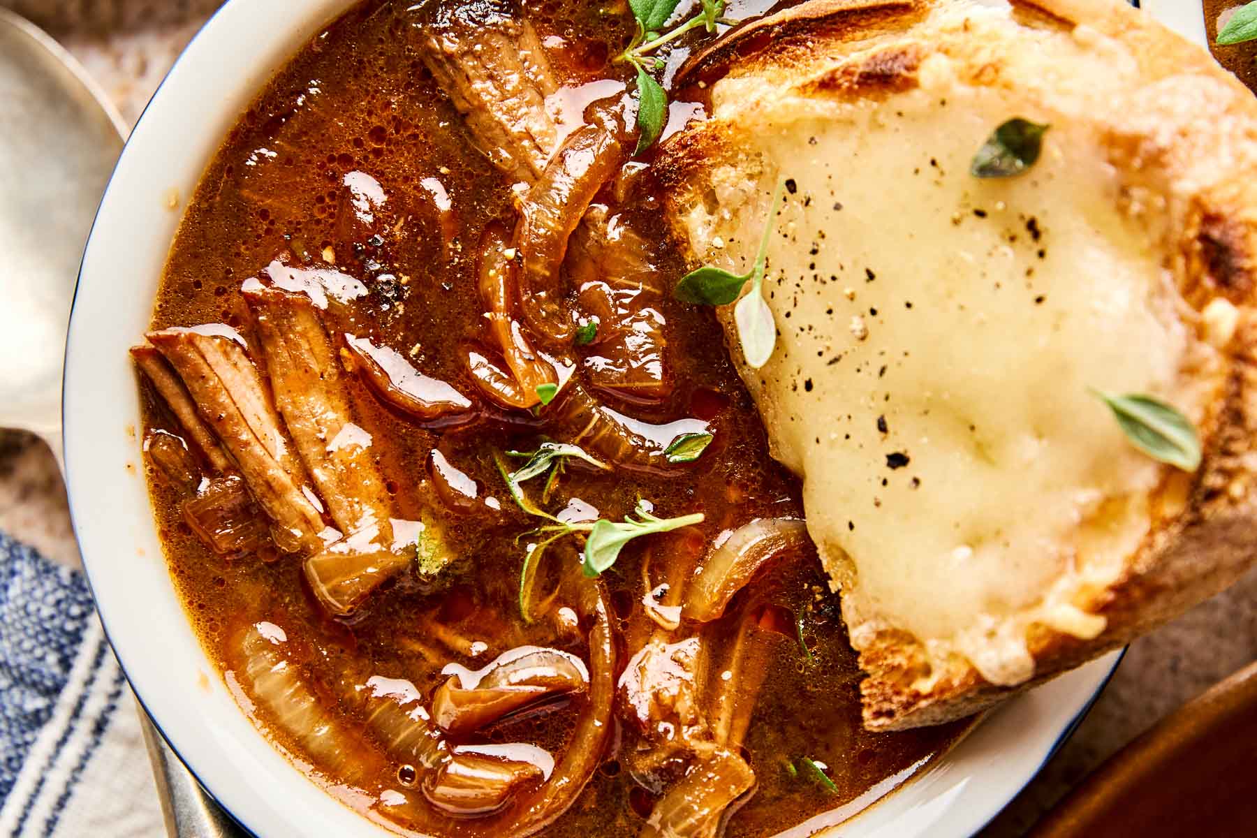 French Onion Steak Soup
