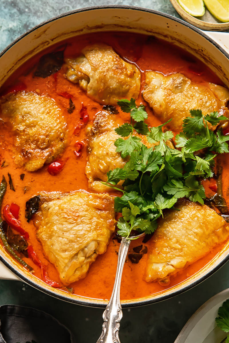 Coconut Curry Chicken Thighs