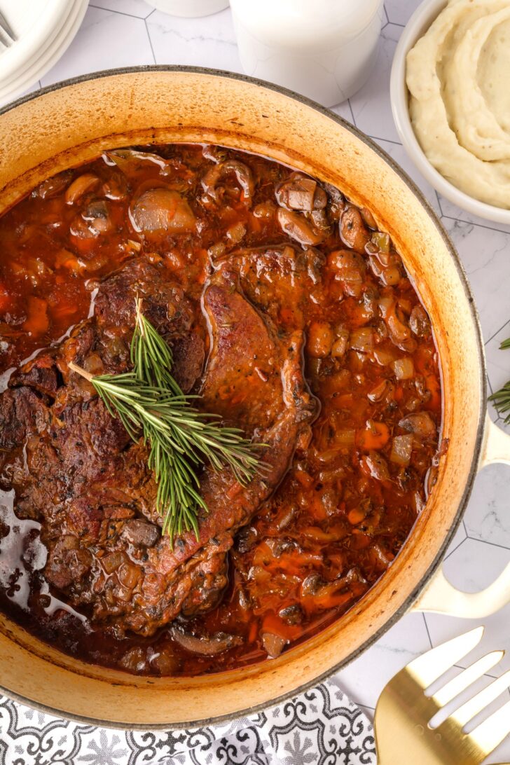 Red Wine and Mushroom Roast