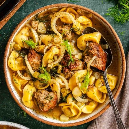 Beef Tortellini With Fennel