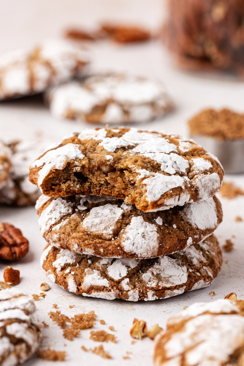 Brown Sugar Walnut Crackles