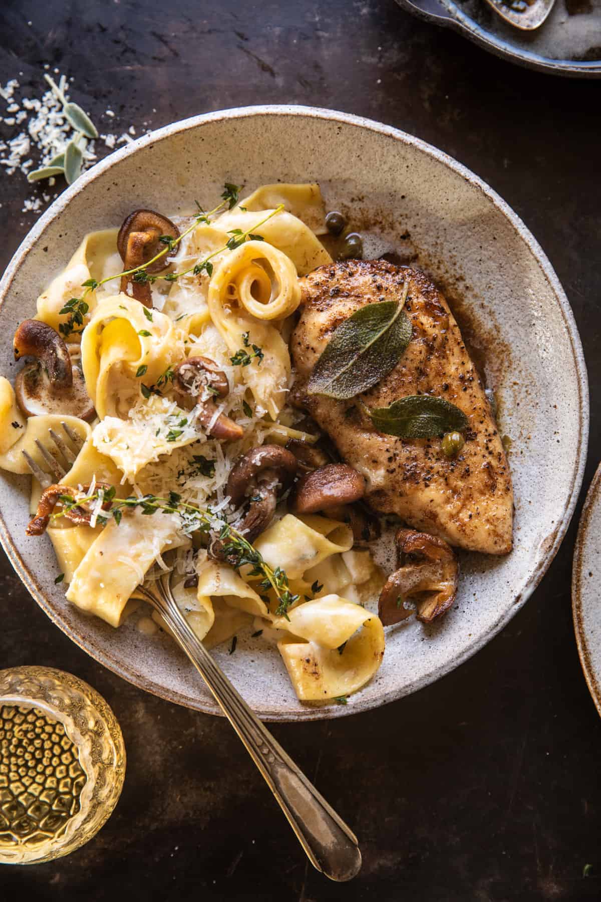 Brown Butter Sage Chicken Pasta