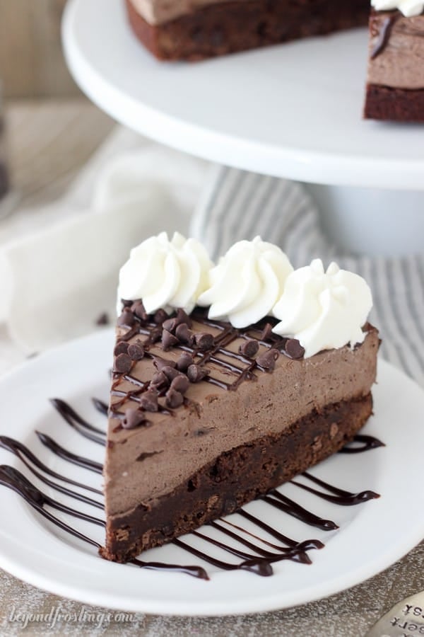Brownie Bottom Cake