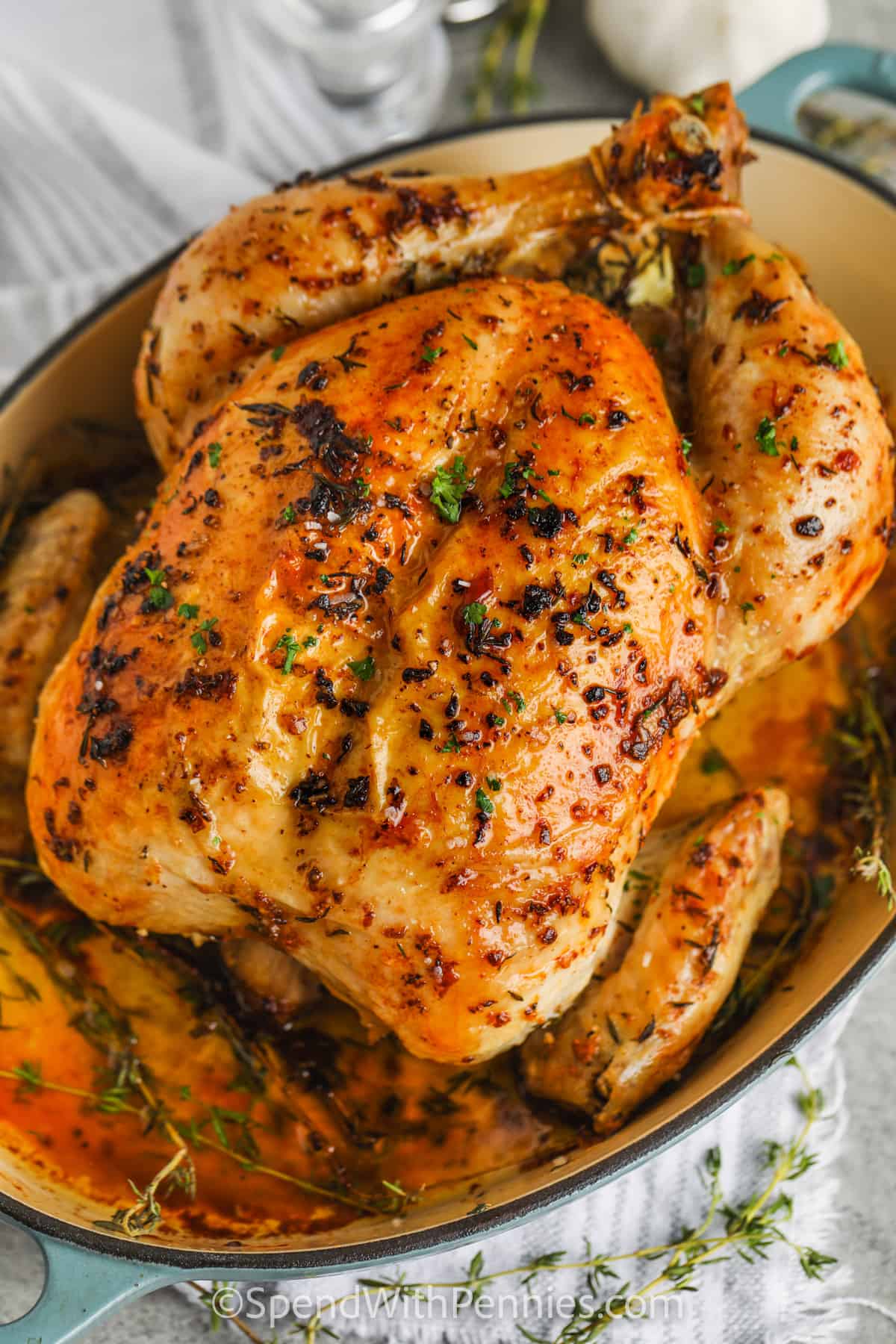 Garlic Butter Roasted Chicken