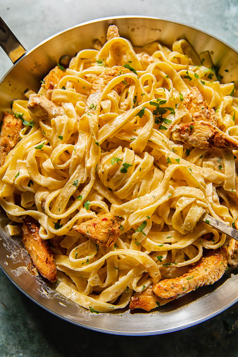 Cajun Chicken Pasta Alfredo