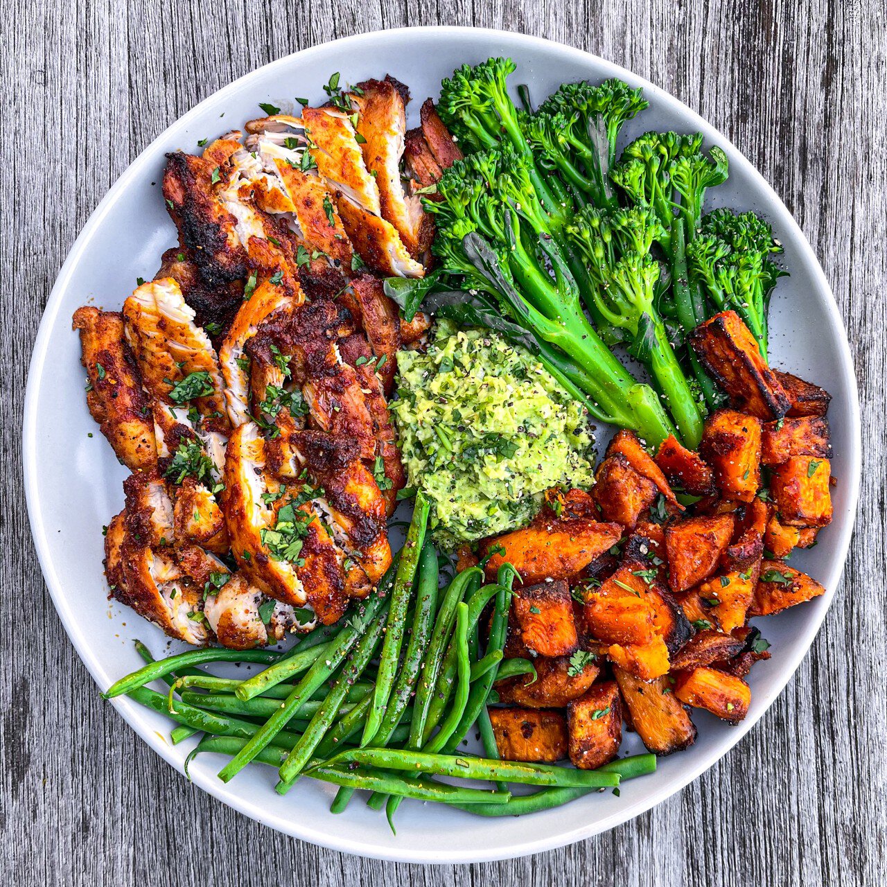 Cajun Spiced Chicken with Sweet Potatoes