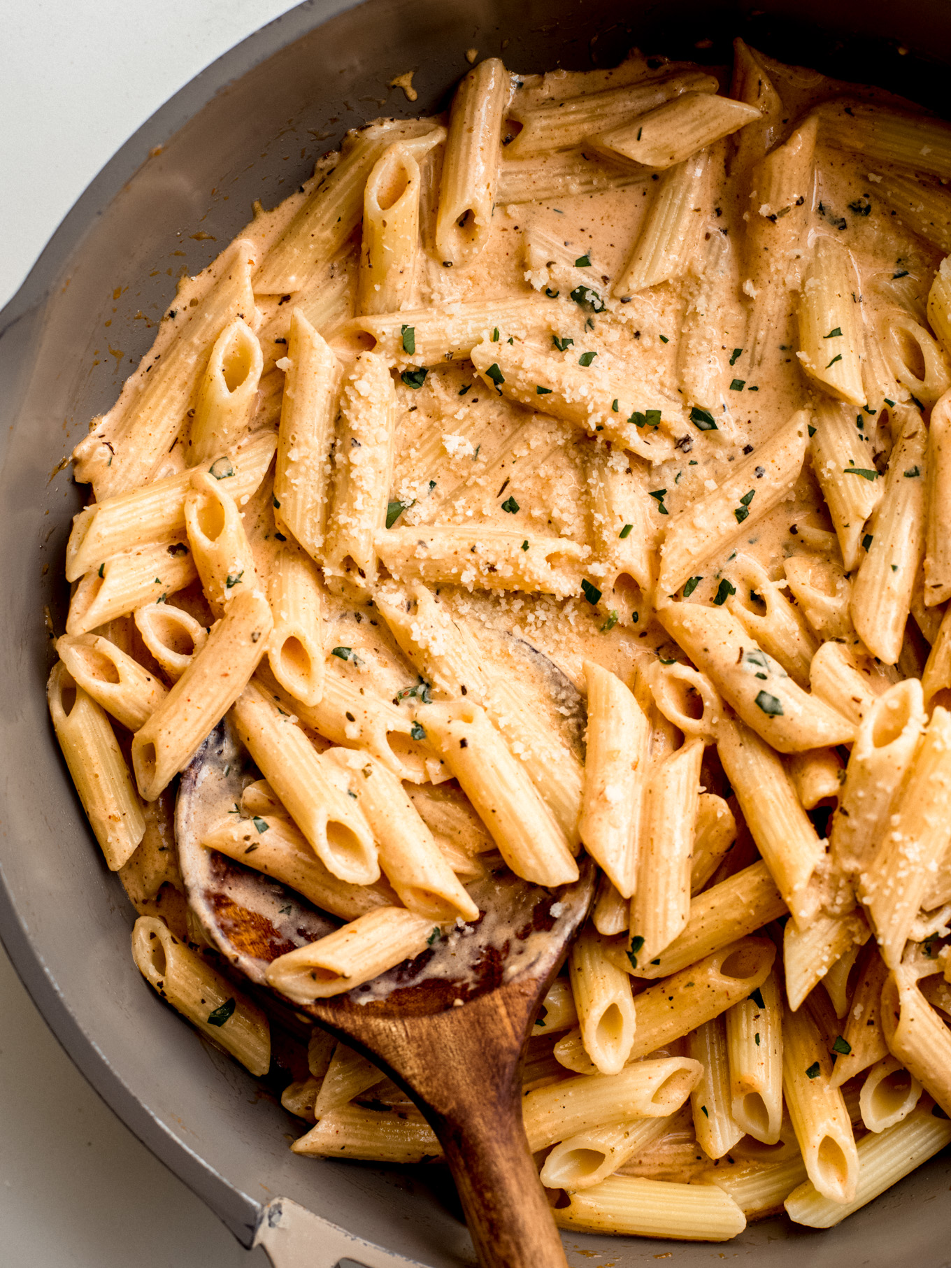Spicy Cajun Vodka Cream Sauce Penne