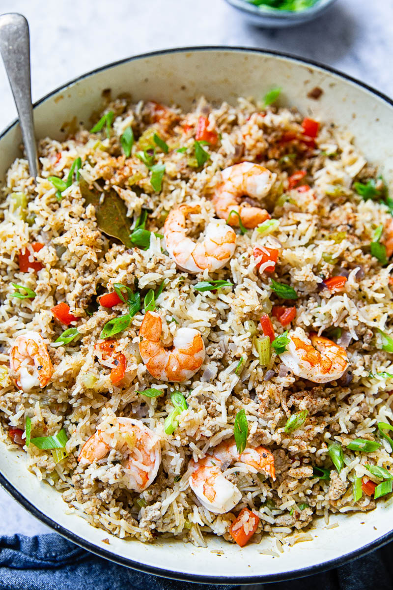 Cajun Dirty Rice One-Pot
