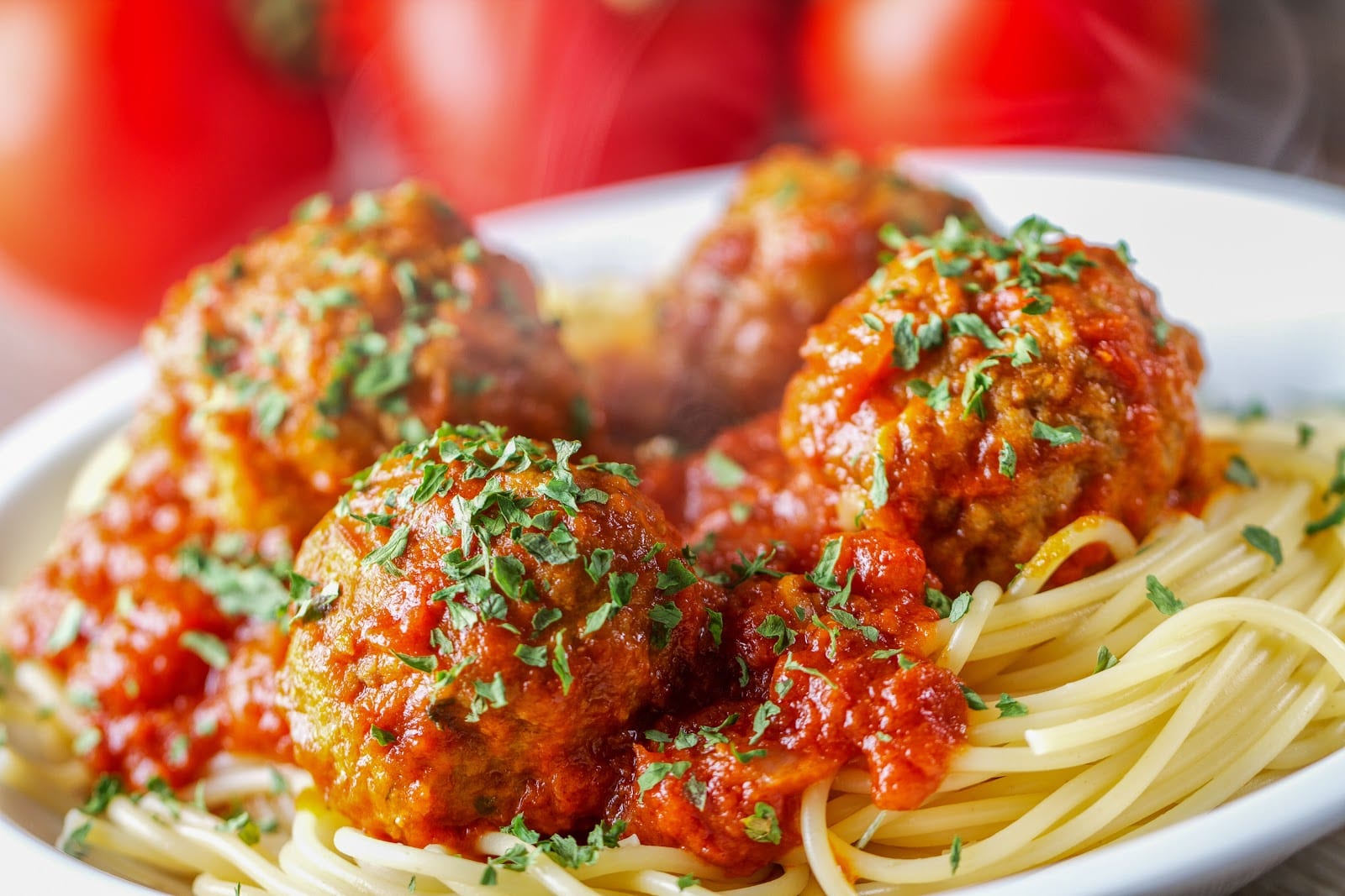 Cajun Meatball Pasta with Red Sauce
