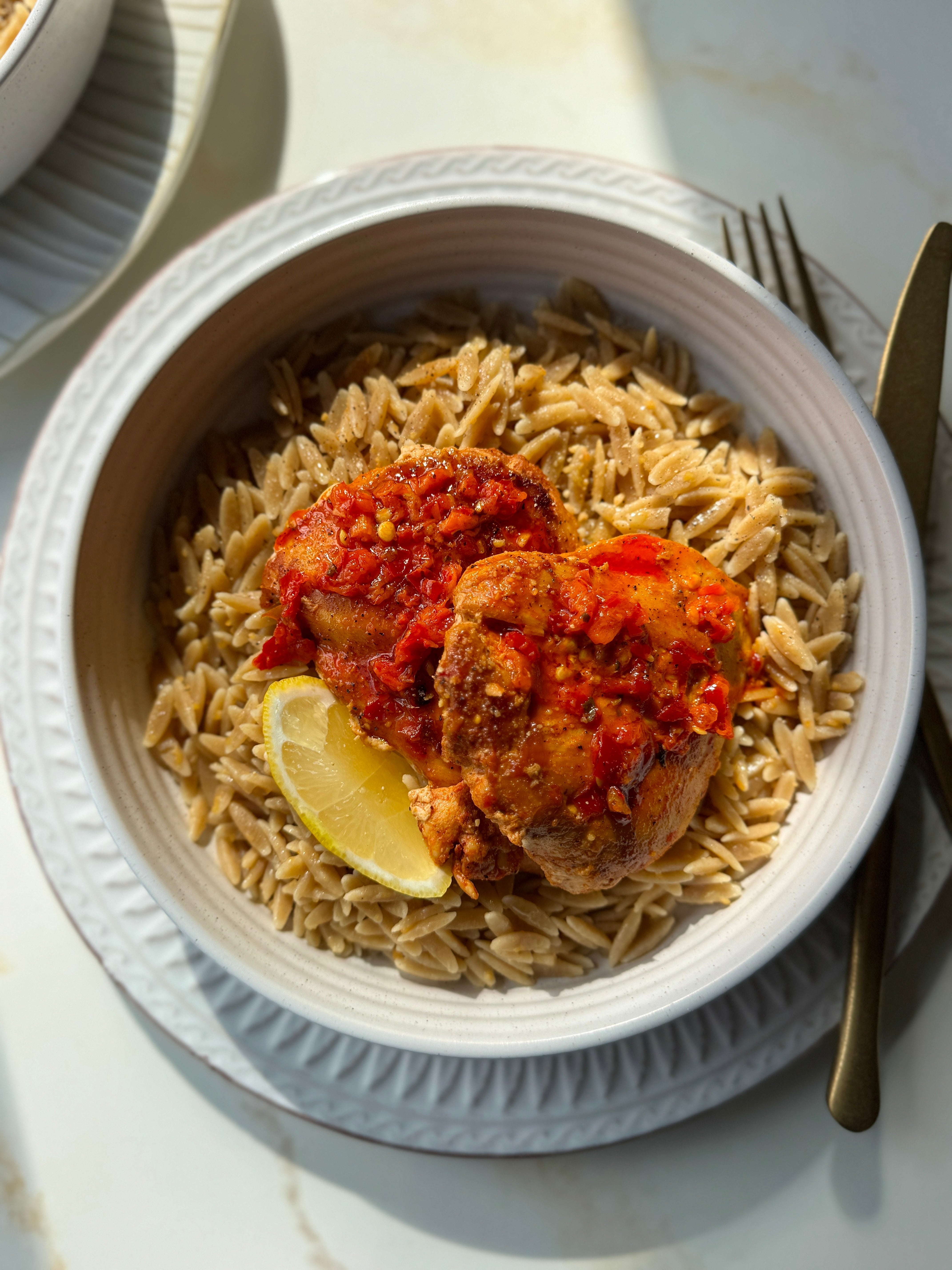 Spicy Calabrian Chili Chicken Linguine