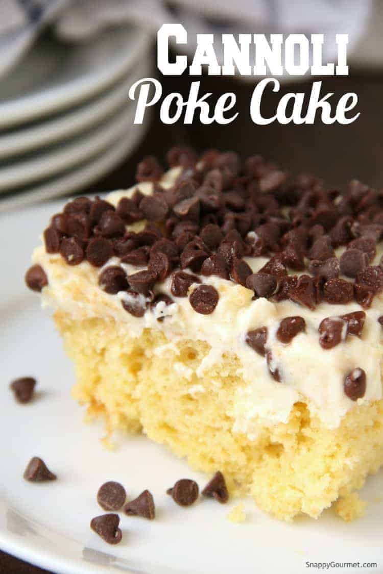 Chocolate Ricotta Poke Cake