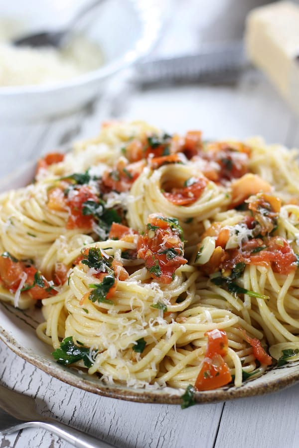 White Wine Caper Tomato