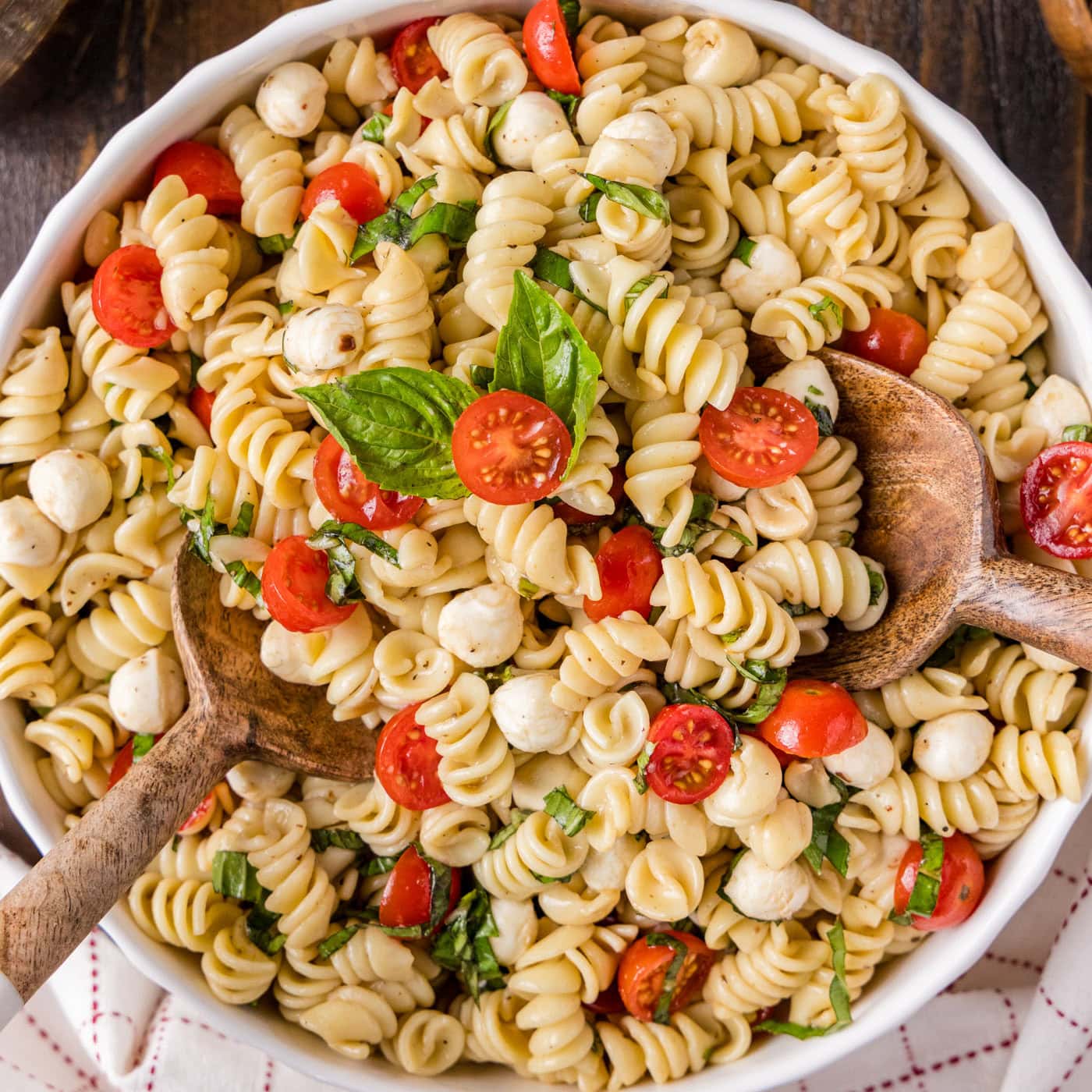 Caprese Fusilli Salad
