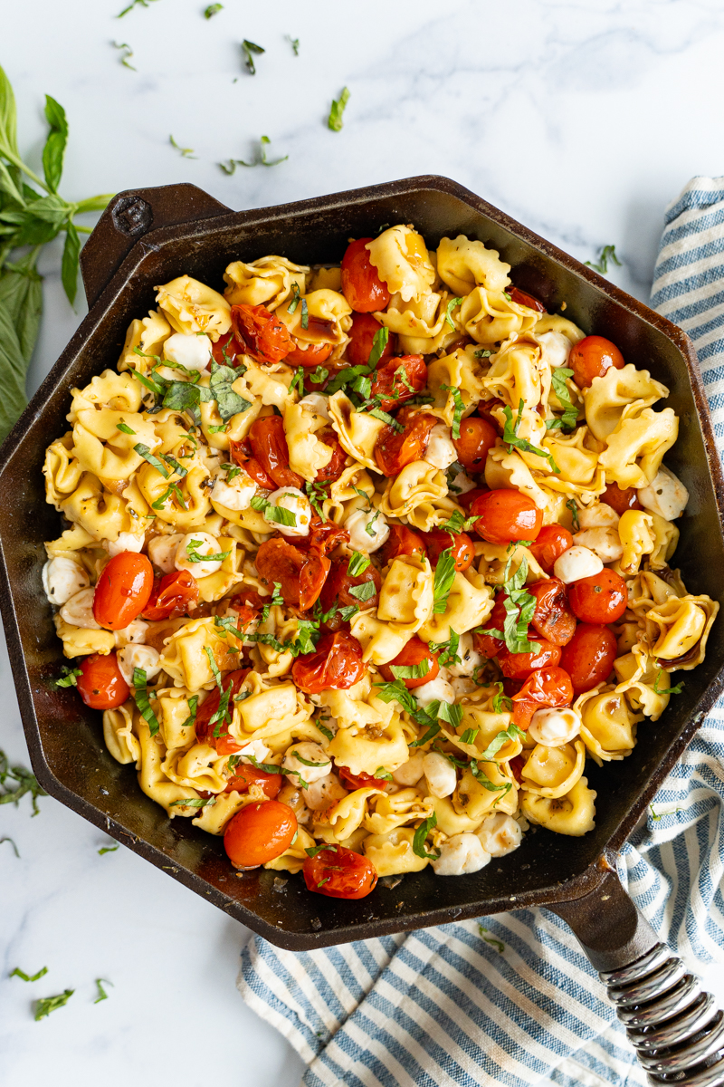 Caprese Tortellini Skillet