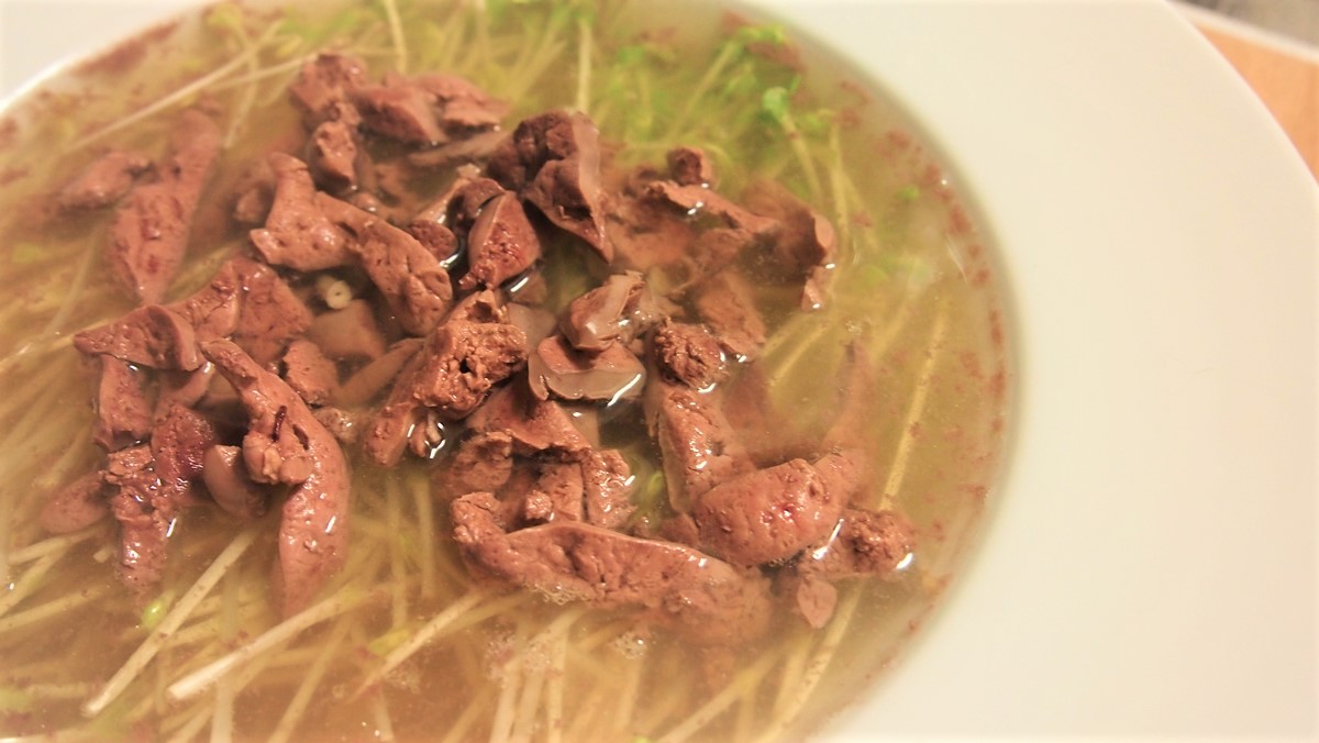Creamy Chicken Liver Soup