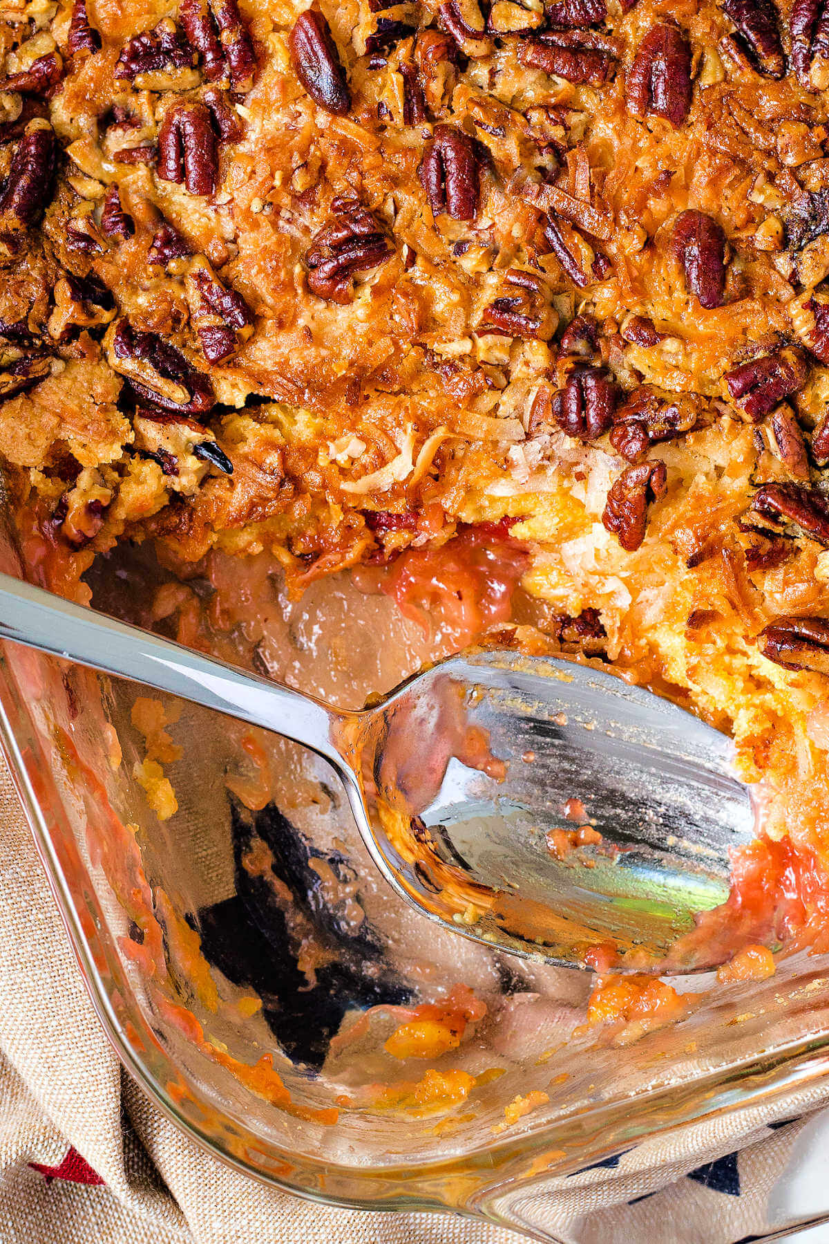 Pecan Cherry Dump Cake
