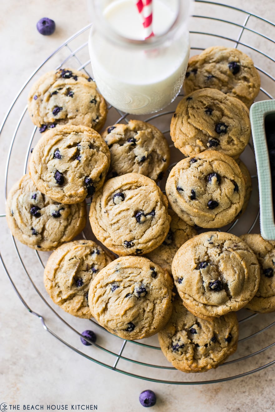 Blueberry Brown Sugar Cookies