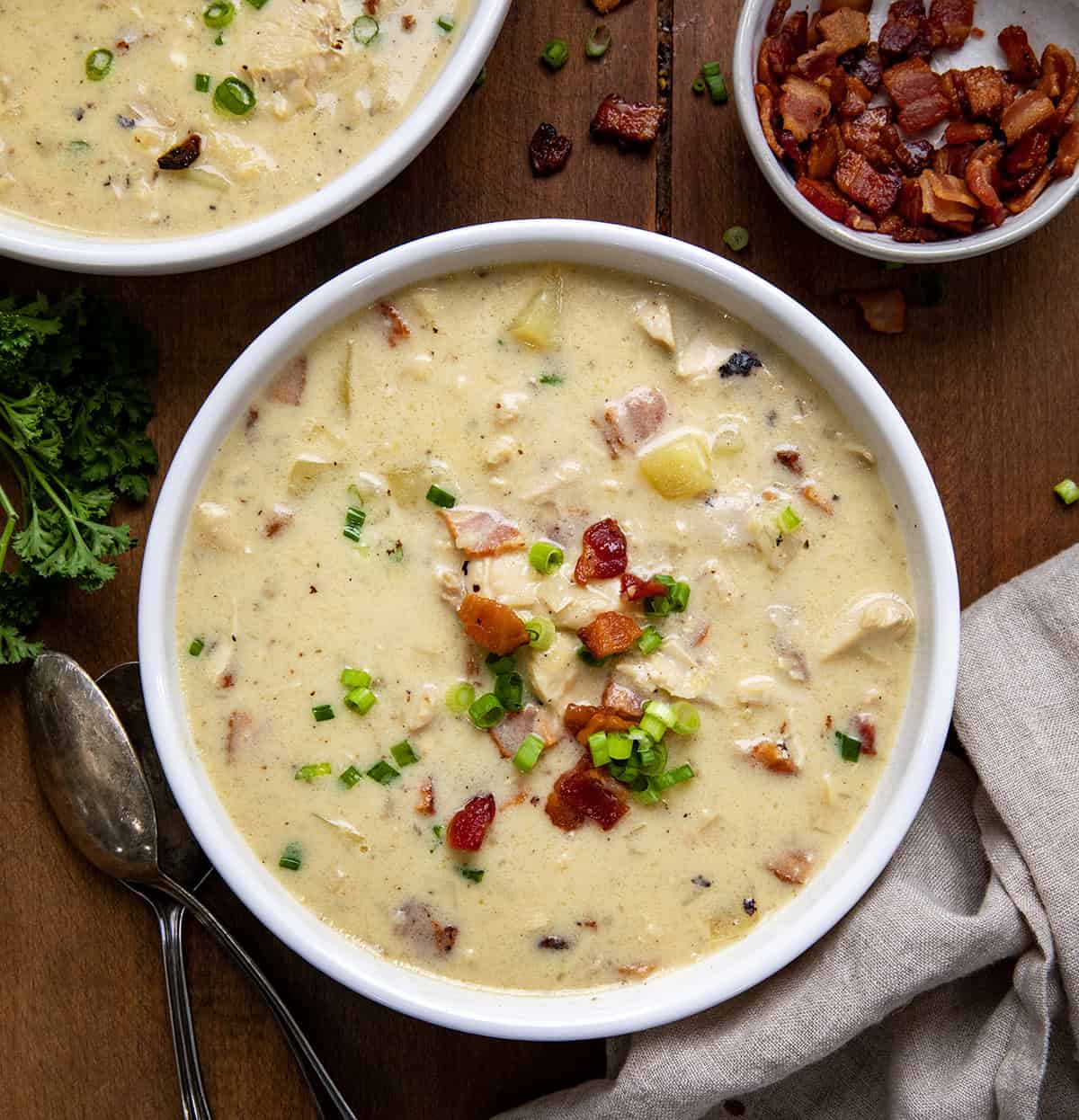 Bacon-Fat Chicken Broth