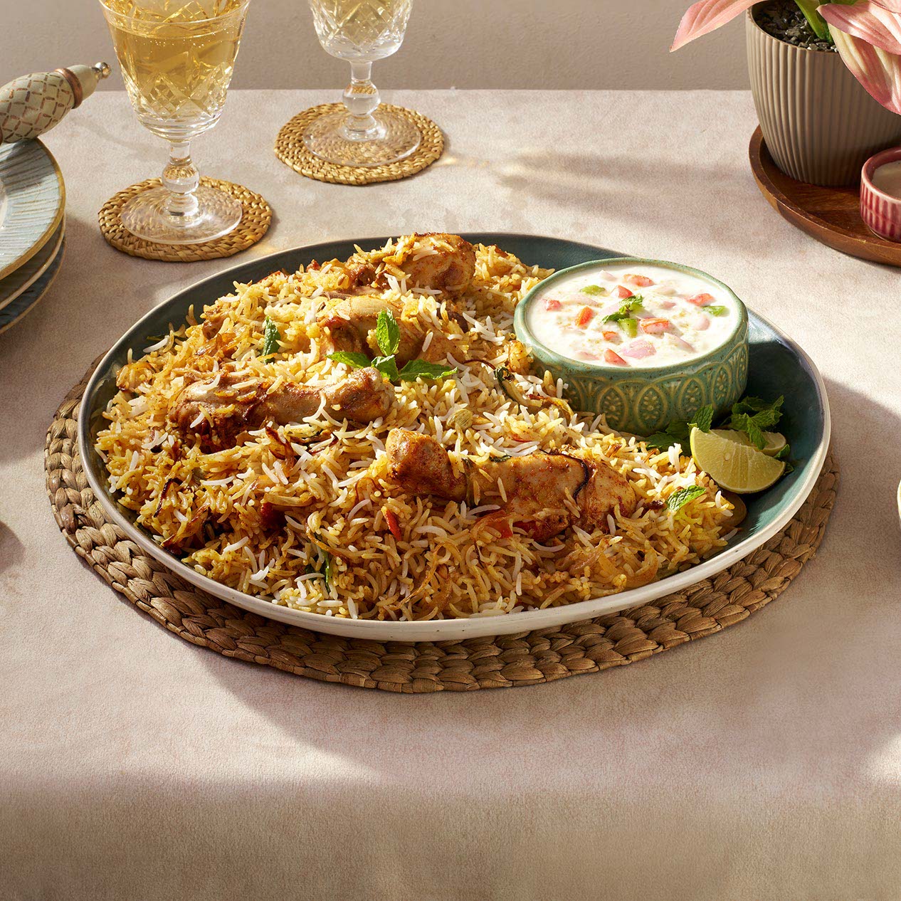 Saffron Chicken Biryani Royal