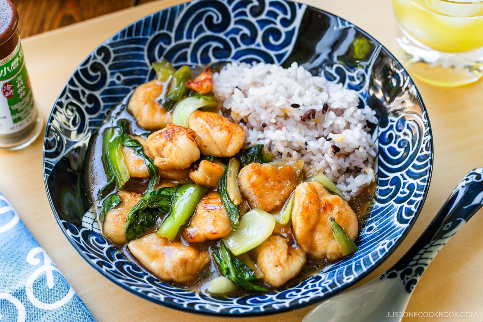 Boiled Chicken Bok Choy Stir
