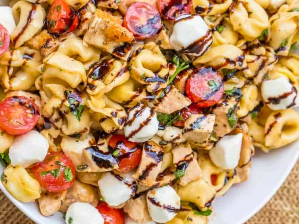 Caprese Tortellini Bowl
