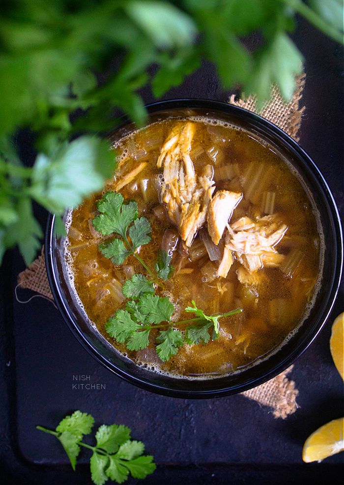 Celery and Chicken Soup