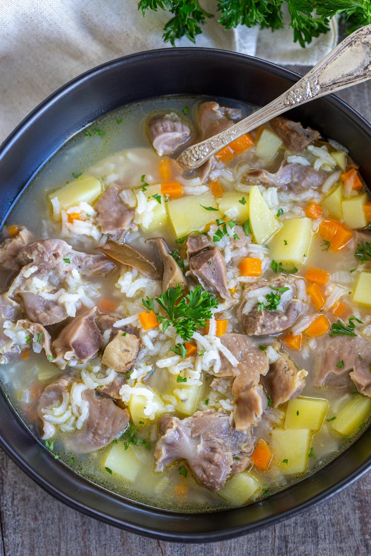 Chicken Gizzard Broth
