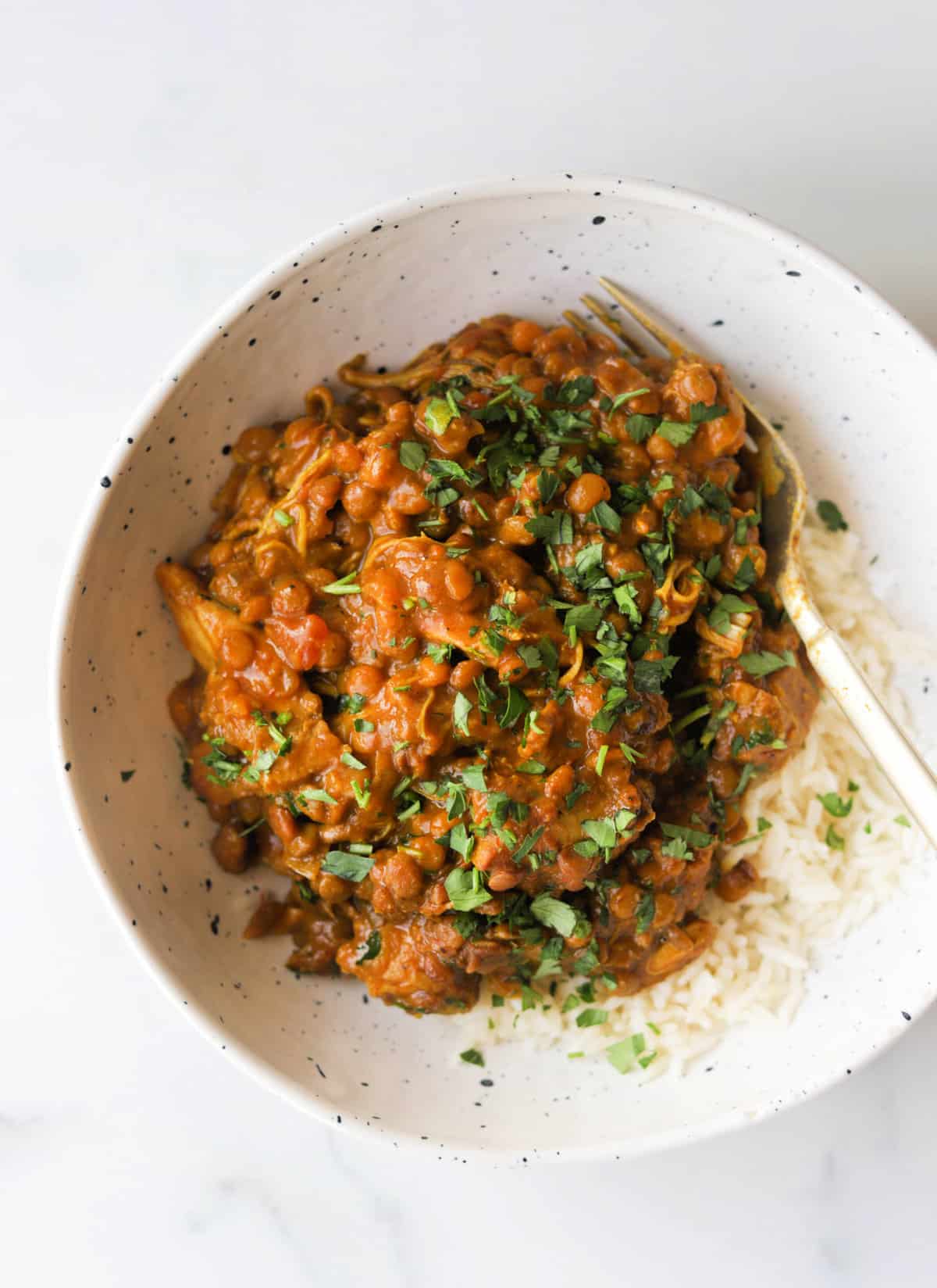 Lentil and Curry Chicken Protein Packed